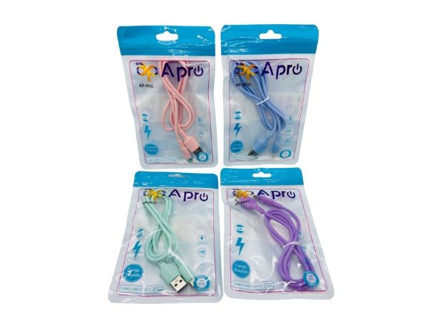 &u++ CABLE CARGADOR TIPO C 4A COLORES APRO